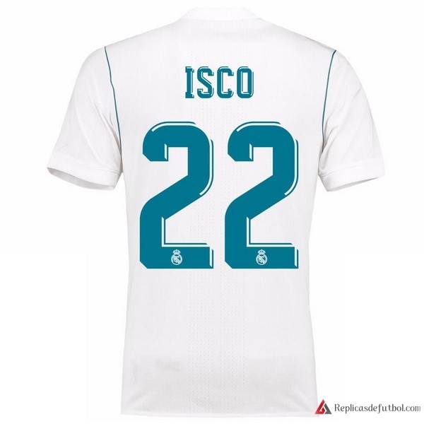 Camiseta Real Madrid Primera equipación Isco 2017-2018